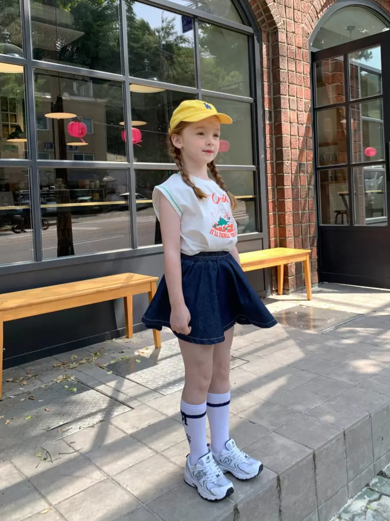 Momo Ann - Korean Children Fashion - #discoveringself - Toto Sleeveless Tee - 4