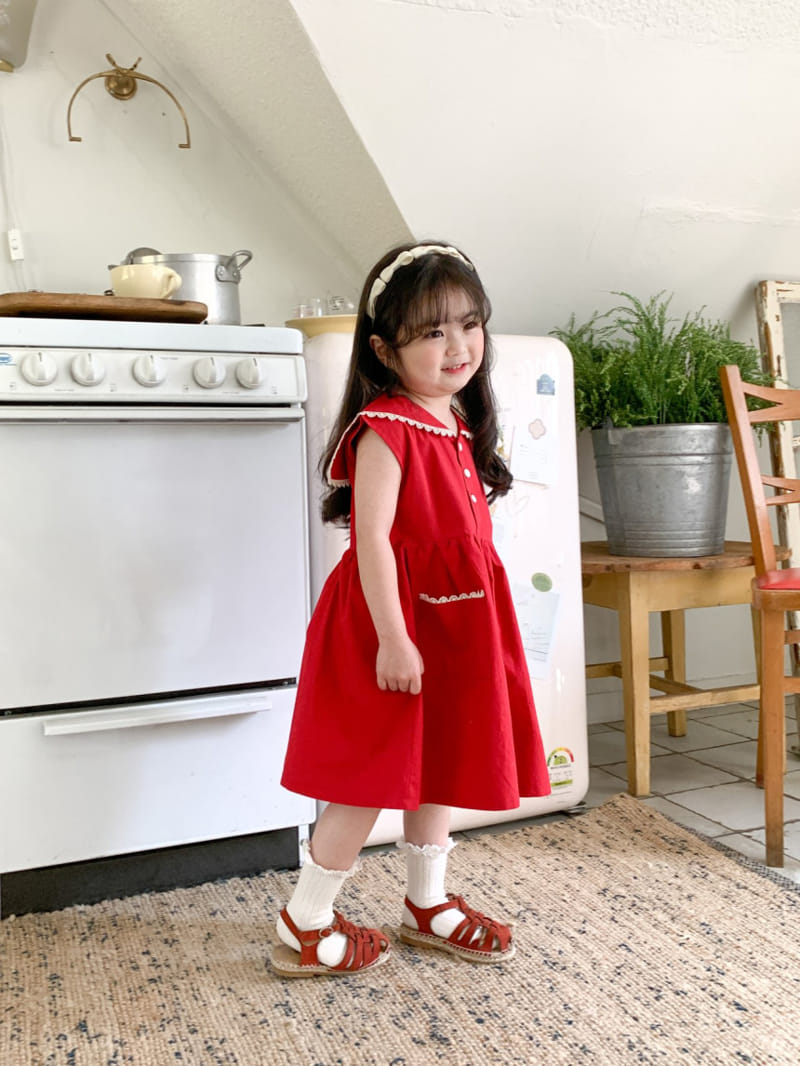 Momo Ann - Korean Children Fashion - #prettylittlegirls - Rose One-Piece - 6