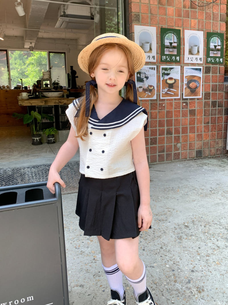 Momo Ann - Korean Children Fashion - #minifashionista - Marine Blouse - 4