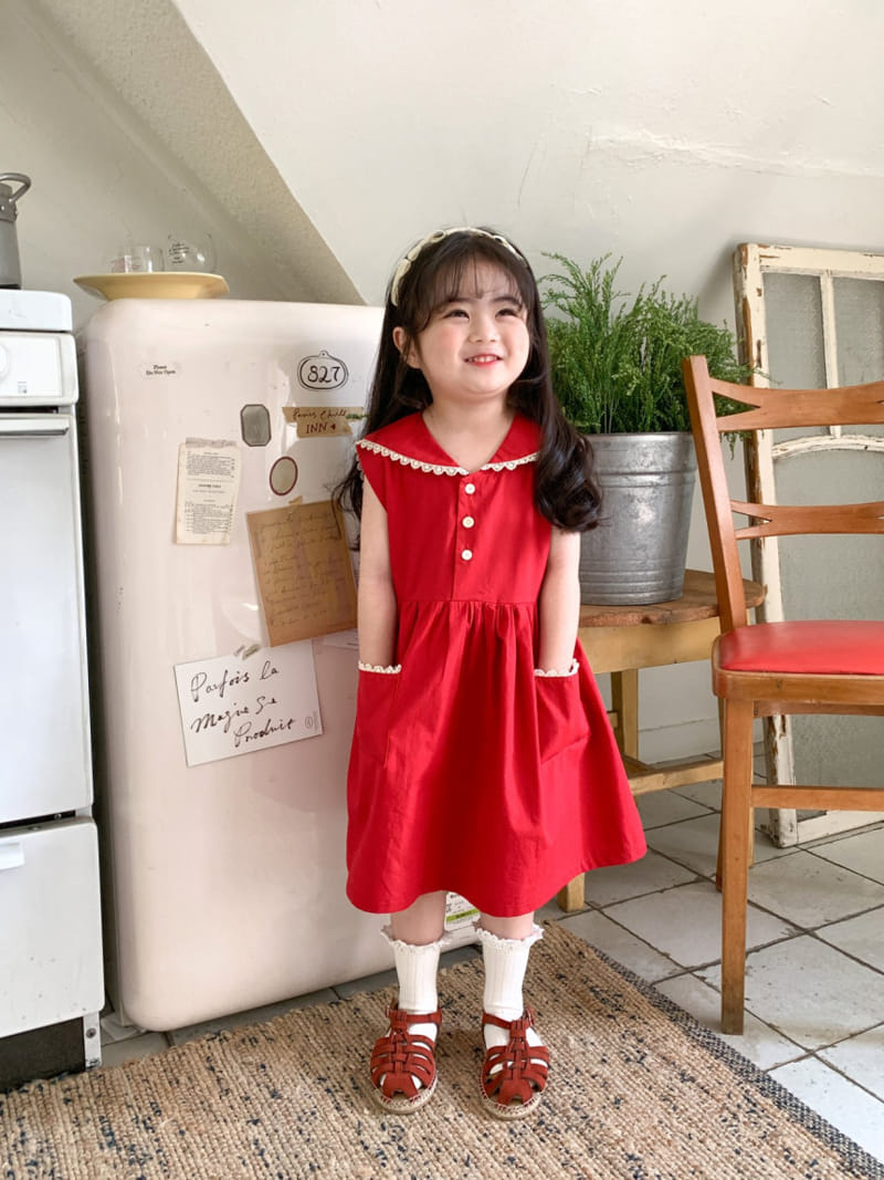 Momo Ann - Korean Children Fashion - #stylishchildhood - Rose One-Piece - 9