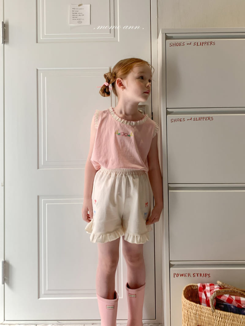 Momo Ann - Korean Children Fashion - #todddlerfashion - Daisy Sleeveless Tee - 10