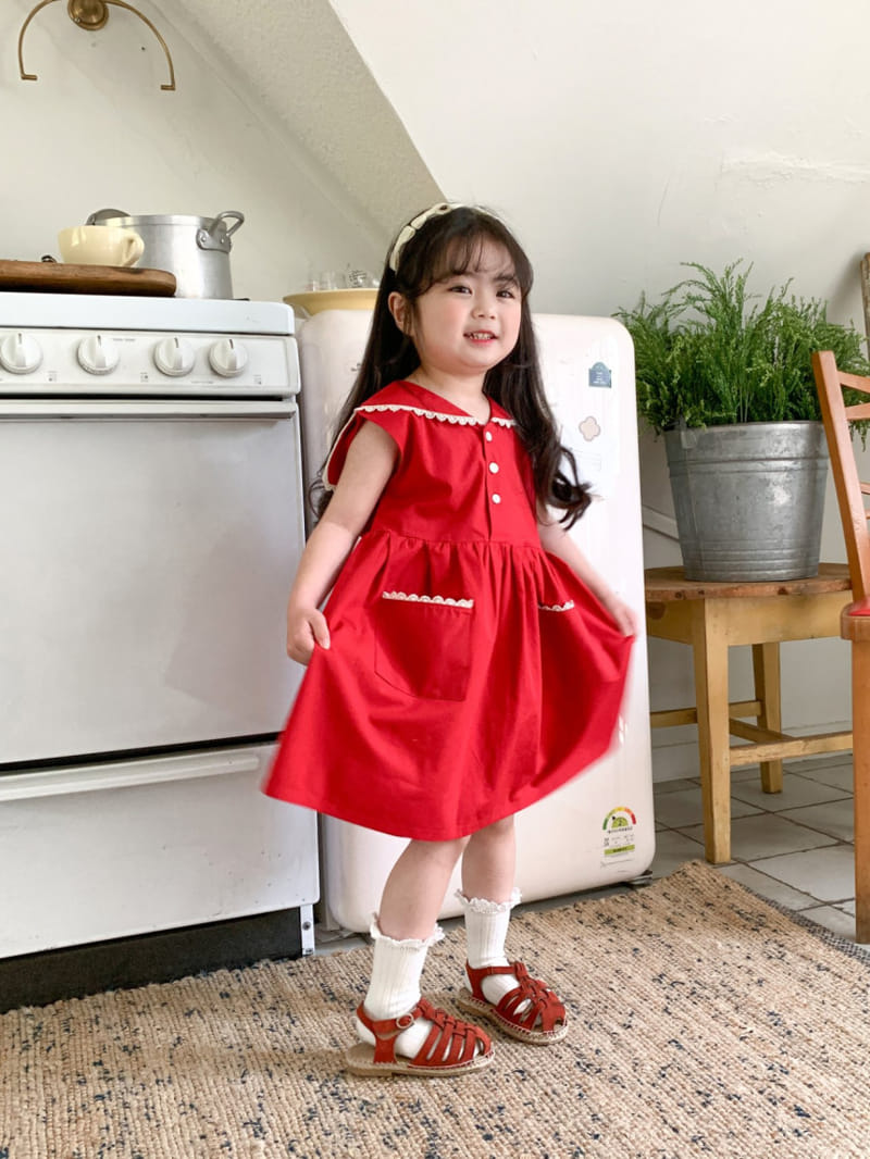 Momo Ann - Korean Children Fashion - #todddlerfashion - Rose One-Piece - 7
