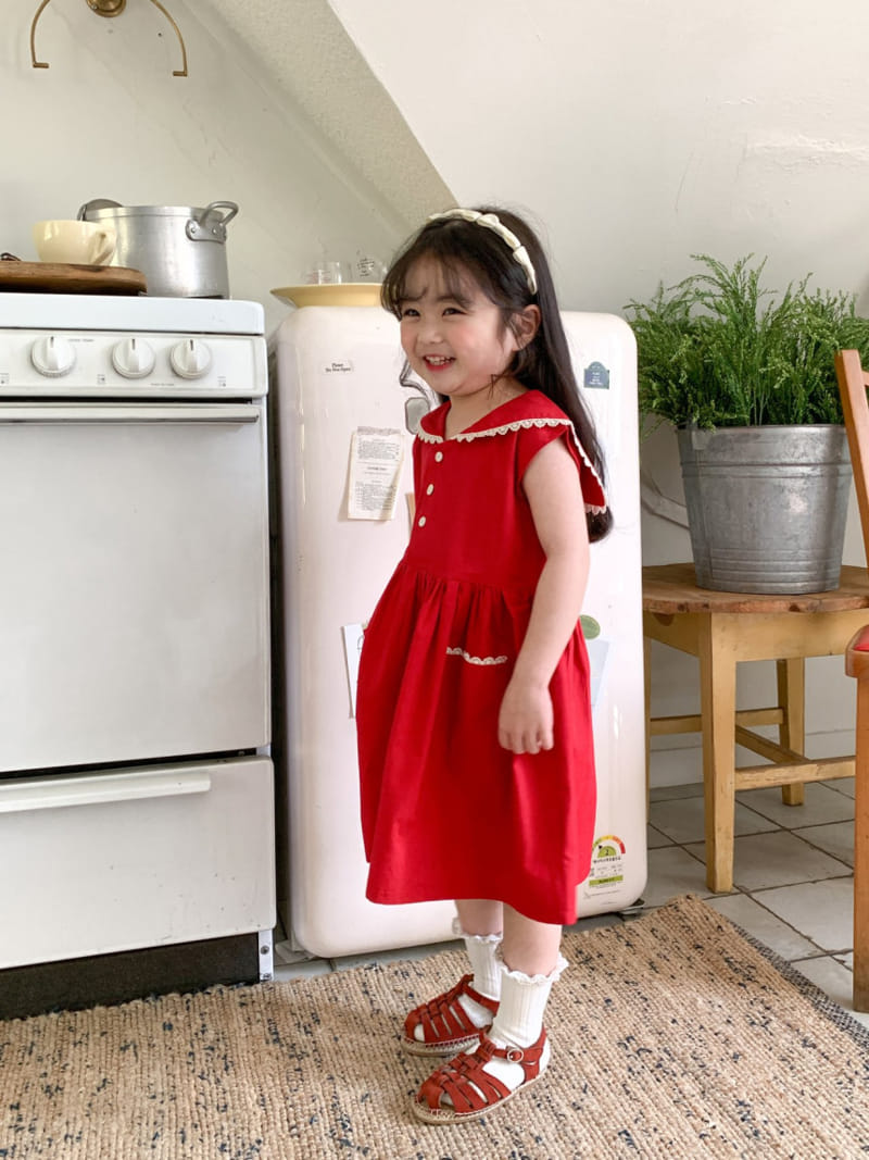 Momo Ann - Korean Children Fashion - #toddlerclothing - Rose One-Piece - 8