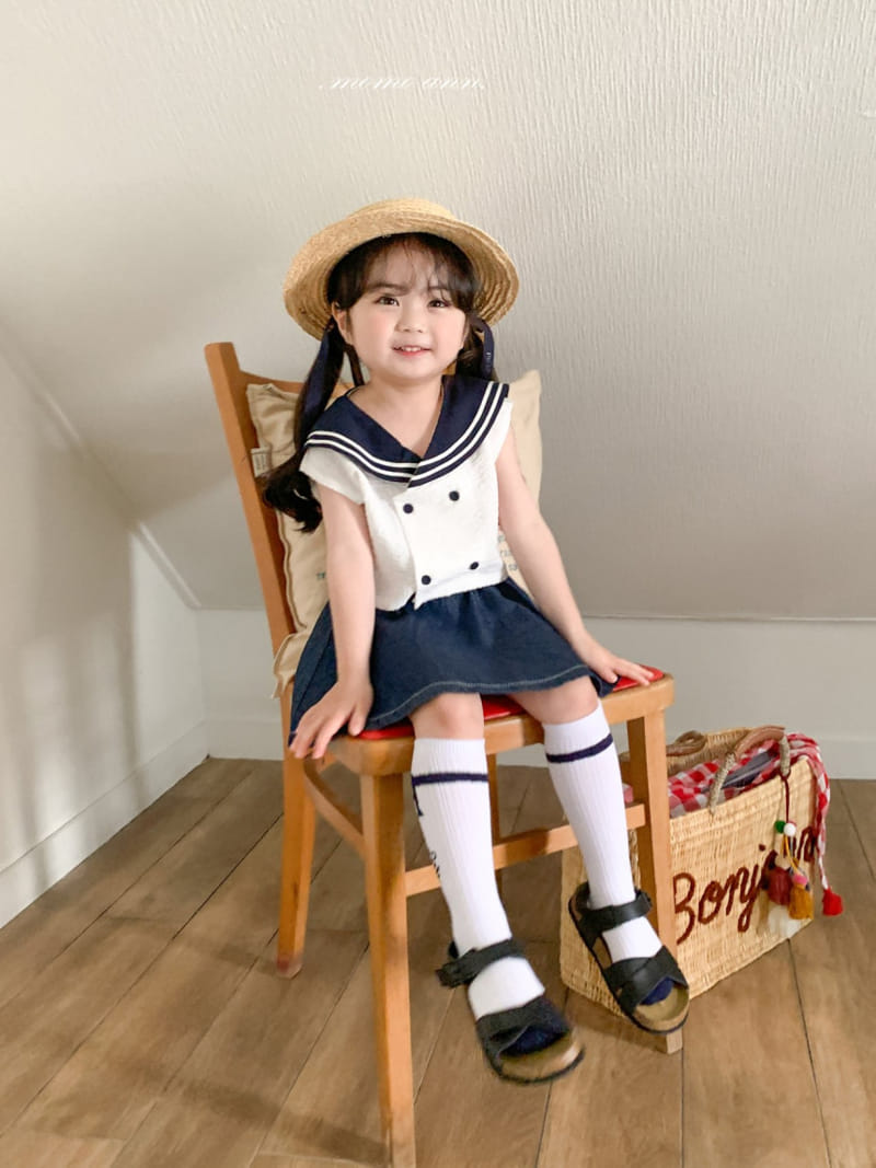 Momo Ann - Korean Children Fashion - #toddlerclothing - Marine Blouse - 6