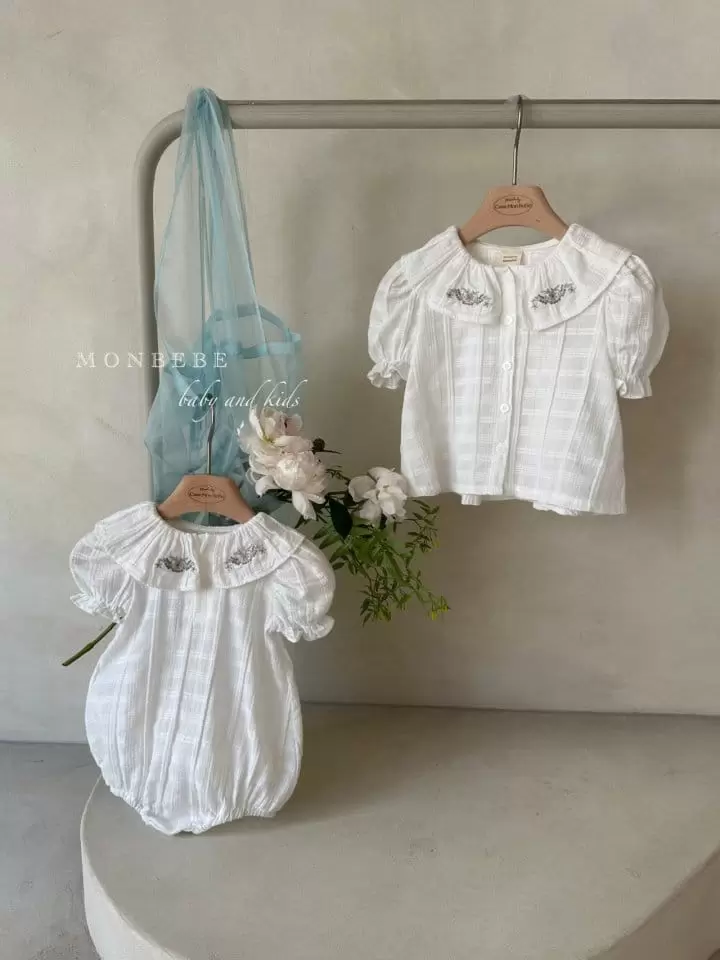 Monbebe - Korean Baby Fashion - #babyoutfit - Lavand Body Suit - 3