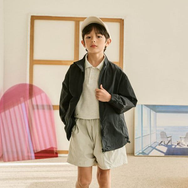 Monjello - Korean Children Fashion - #childrensboutique - Comma Windbreaker With Mom