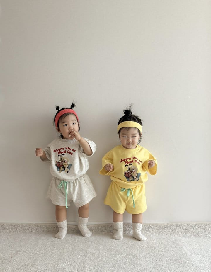 Moran - Korean Children Fashion - #childofig - Book Day Top Bottom Set