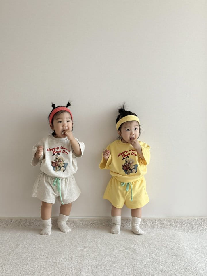 Moran - Korean Children Fashion - #childofig - Book Day Top Bottom Set - 2