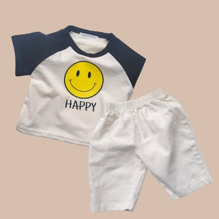 Moran - Korean Children Fashion - #prettylittlegirls - Smile Tee - 5