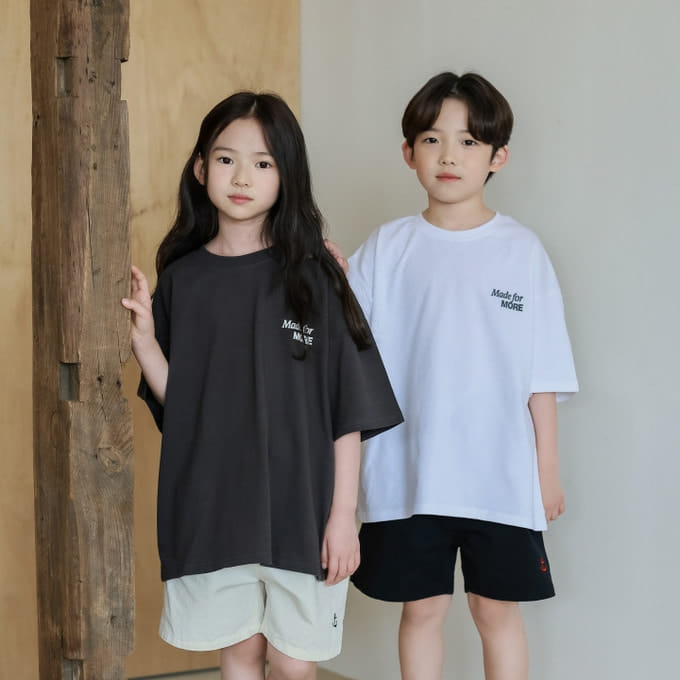 More - Korean Children Fashion - #Kfashion4kids - Made Short Sleeve Tee