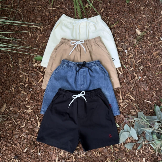 More - Korean Children Fashion - #todddlerfashion - Marine Anchor C Shorts