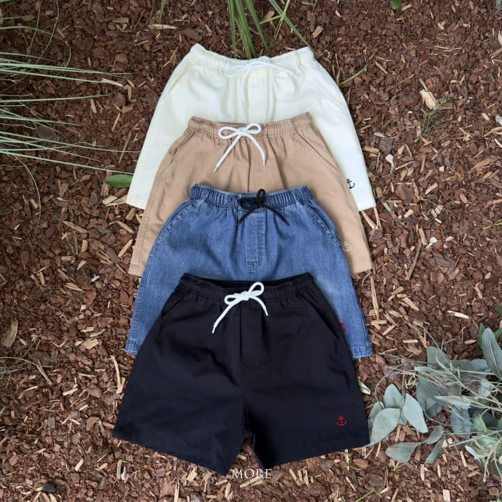 More - Korean Children Fashion - #toddlerclothing - Marine Anchor C Shorts - 2