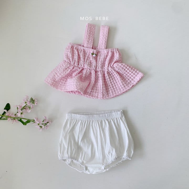 Mos Bebe - Korean Baby Fashion - #babyboutique - Hawaii Top Bottom Set - 3