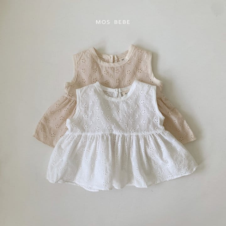 Mos Bebe - Korean Baby Fashion - #babyboutique - Paly Sleeveless Blouse