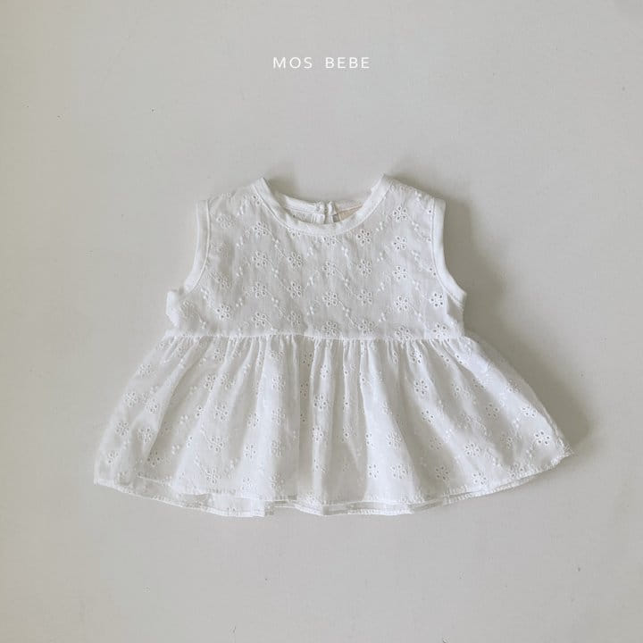 Mos Bebe - Korean Baby Fashion - #babyclothing - Paly Sleeveless Blouse - 3