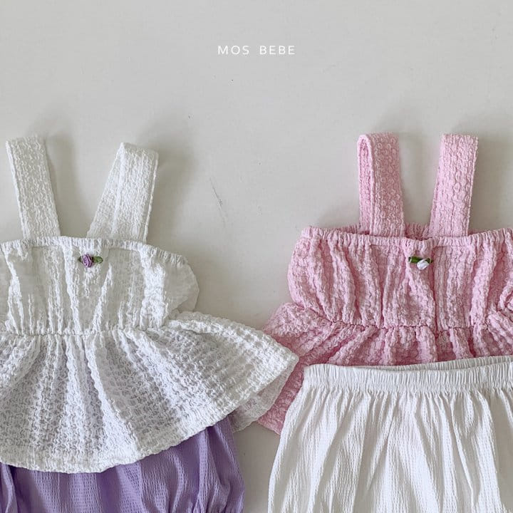 Mos Bebe - Korean Baby Fashion - #babyfashion - Hawaii Top Bottom Set - 6