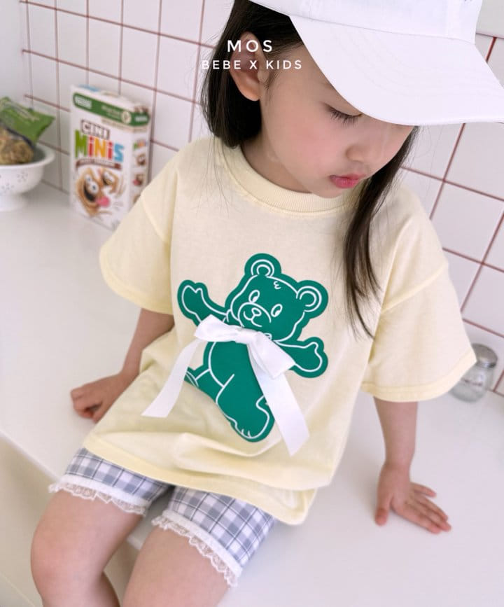 Mos Bebe - Korean Children Fashion - #discoveringself - Summer Half Leggings - 5