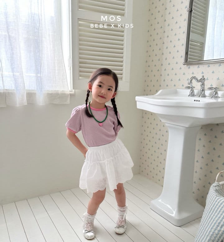 Mos Bebe - Korean Children Fashion - #stylishchildhood - Salt Skirt Pants - 5