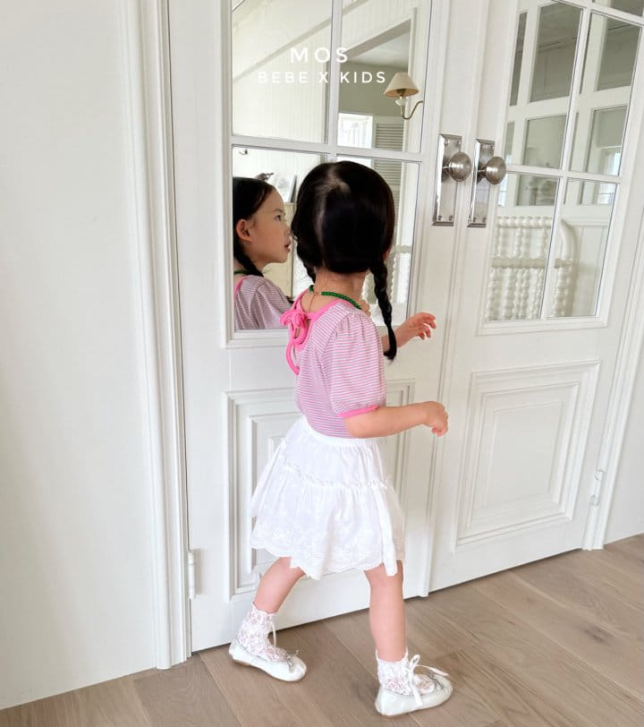 Mos Bebe - Korean Children Fashion - #todddlerfashion - Salt Skirt Pants - 3