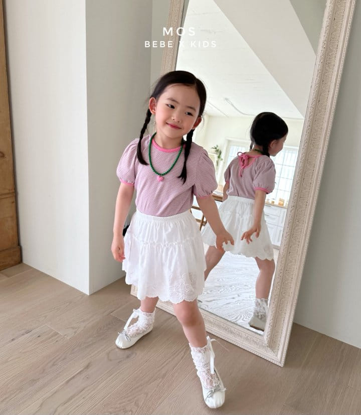 Mos Bebe - Korean Children Fashion - #todddlerfashion - Salt Skirt Pants - 4