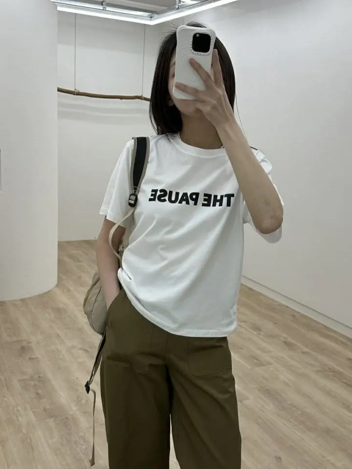 Most - Korean Women Fashion - #momslook - Pause Tee - 3