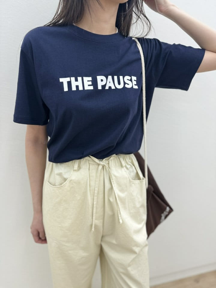 Most - Korean Women Fashion - #momslook - Pause Tee - 5