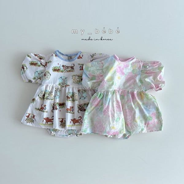 My Bebe - Korean Baby Fashion - #babywear - Bebe Coco One-Piece Body Suit