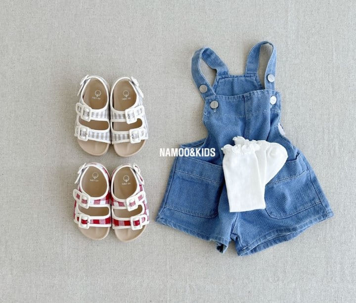 Namoo & Kids - Korean Children Fashion - #Kfashion4kids - Lu Check Berken Sandals N-112 - 8