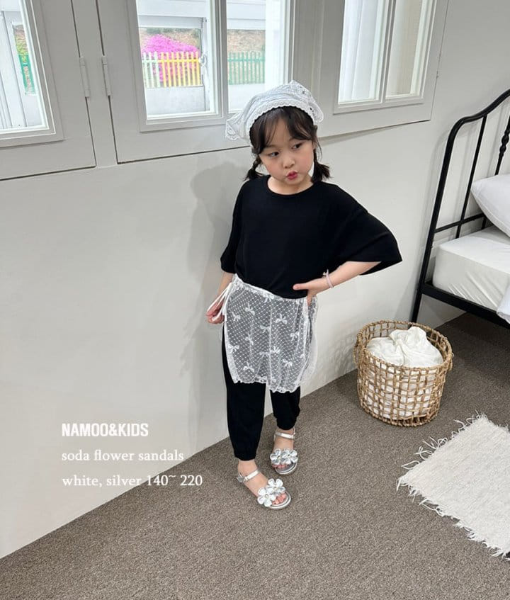 Namoo & Kids - Korean Children Fashion - #Kfashion4kids - Soda Flower Sandals N-115 - 5