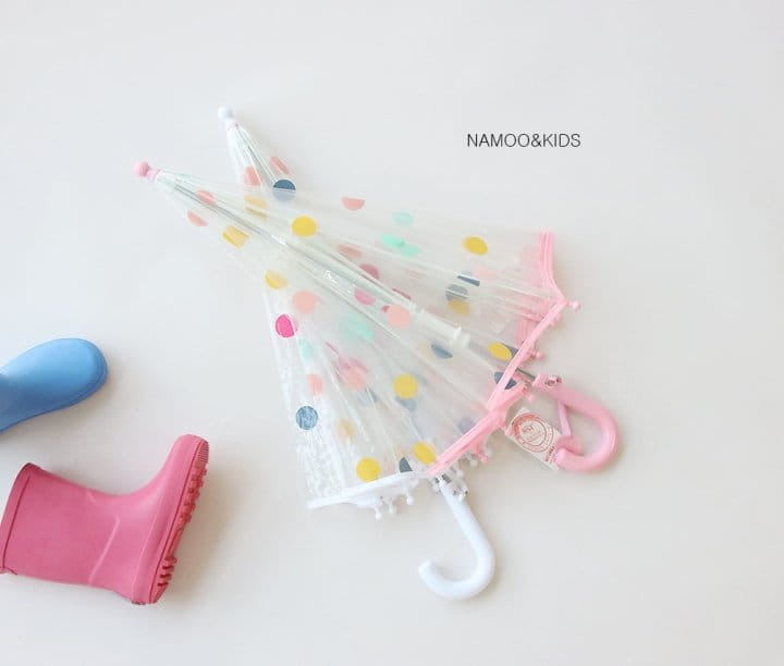 Namoo & Kids - Korean Children Fashion - #Kfashion4kids - Clean Dot Umbrella 7817