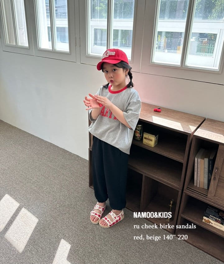 Namoo & Kids - Korean Children Fashion - #childrensboutique - Lu Check Berken Sandals N-112