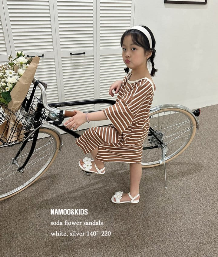 Namoo & Kids - Korean Children Fashion - #fashionkids - Soda Flower Sandals N-115