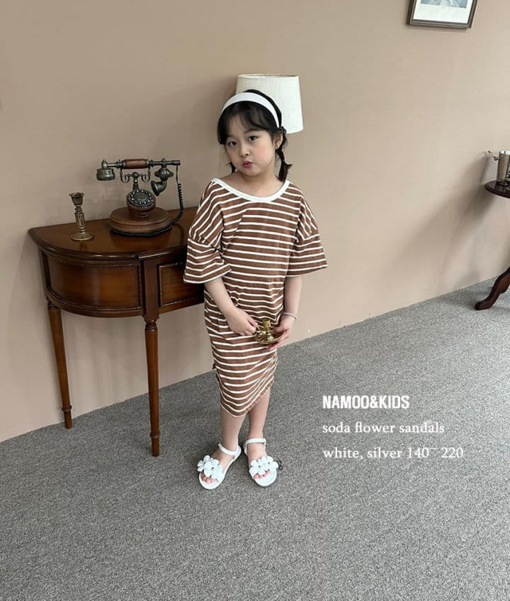 Namoo & Kids - Korean Children Fashion - #kidsstore - Soda Flower Sandals N-115 - 3