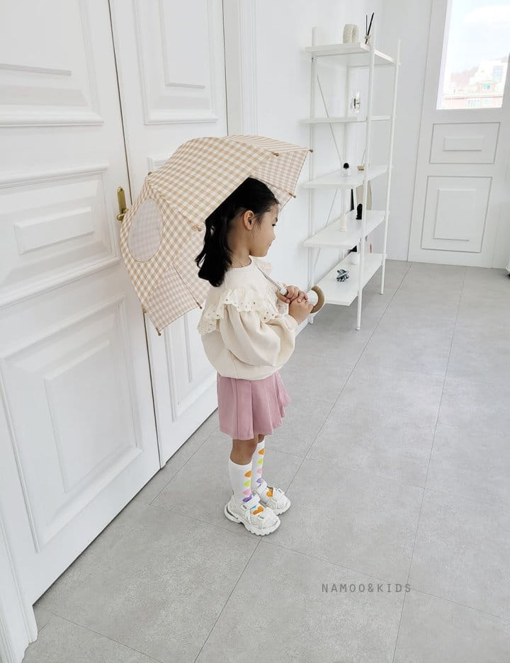 Namoo & Kids - Korean Children Fashion - #prettylittlegirls - Check Umbrella 7808 - 7