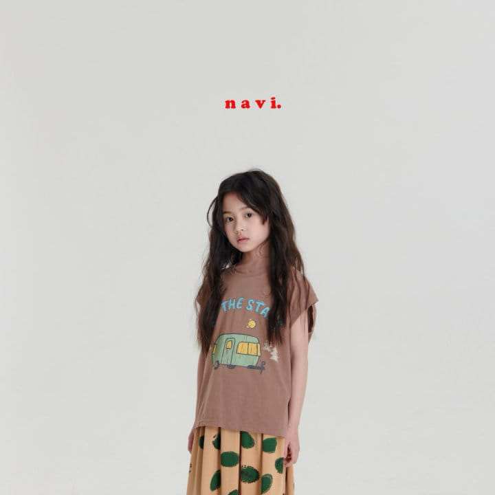 Navi - Korean Children Fashion - #childofig - Caravan Sleeveless Tee - 7