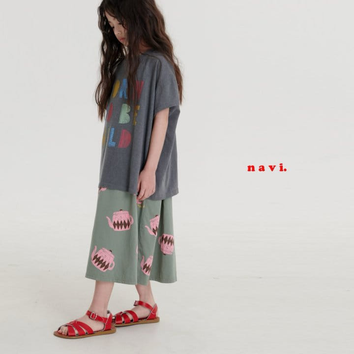 Navi - Korean Children Fashion - #childofig - Wild Tee - 3