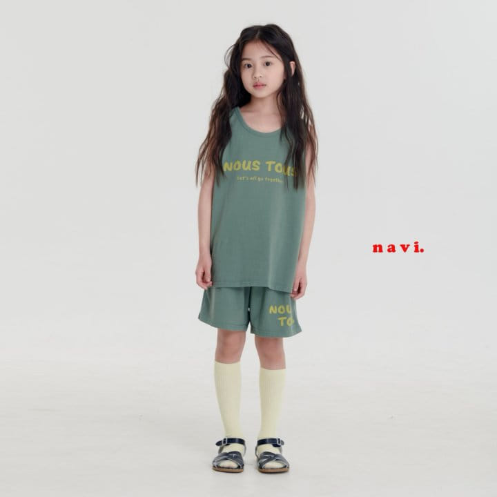 Navi - Korean Children Fashion - #childofig - Nus Sleeveless Tee - 7