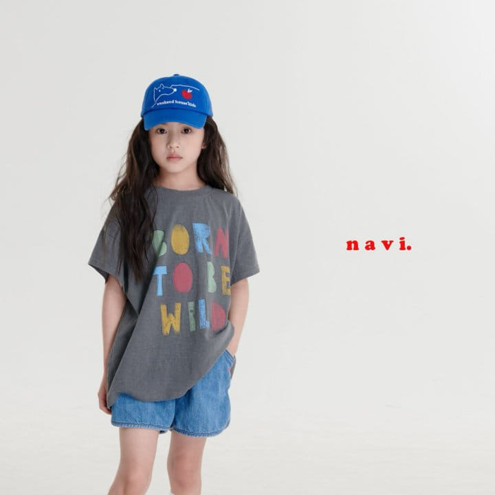 Navi - Korean Children Fashion - #childrensboutique - Wild Tee - 5