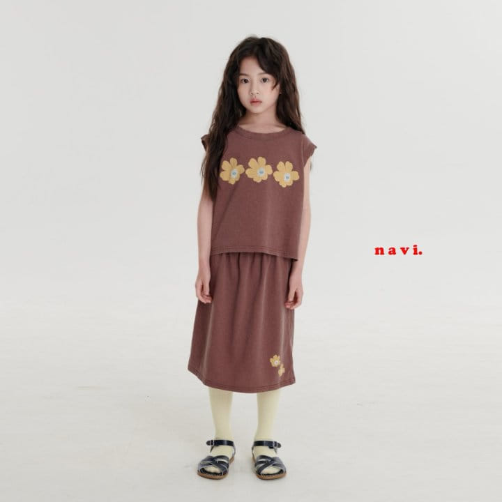 Navi - Korean Children Fashion - #fashionkids - Shine Sleeveless Tee - 5