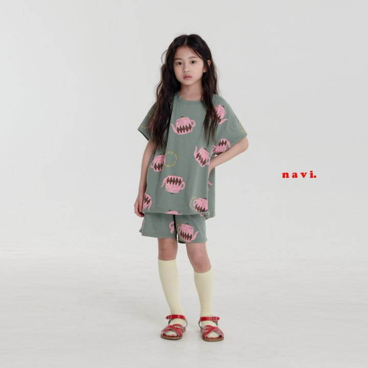 Navi - Korean Children Fashion - #kidsshorts - Port Tee - 5