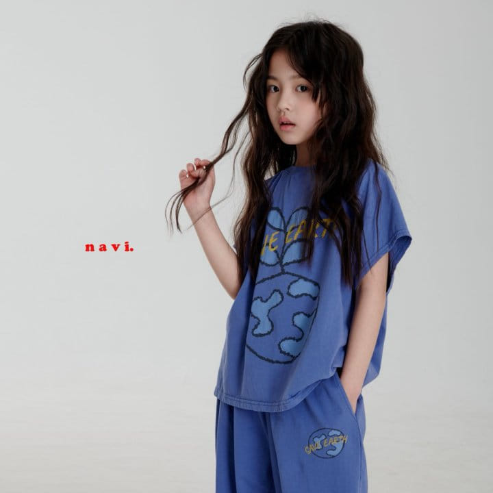 Navi - Korean Children Fashion - #kidsshorts - Earth Tee - 11