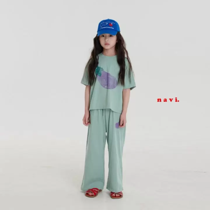 Navi - Korean Children Fashion - #kidsstore - Plant Tee - 8