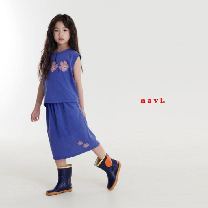 Navi - Korean Children Fashion - #kidzfashiontrend - Shine Sleeveless Tee - 8