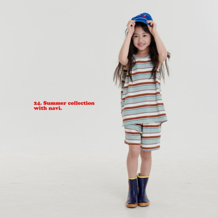 Navi - Korean Children Fashion - #kidzfashiontrend - Butter Sleeveless Tee - 5