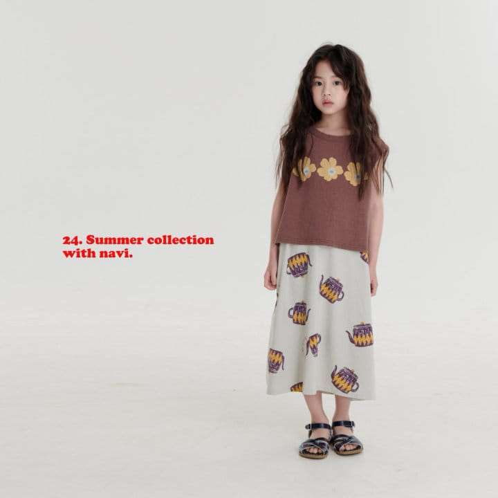 Navi - Korean Children Fashion - #littlefashionista - Shine Sleeveless Tee - 10