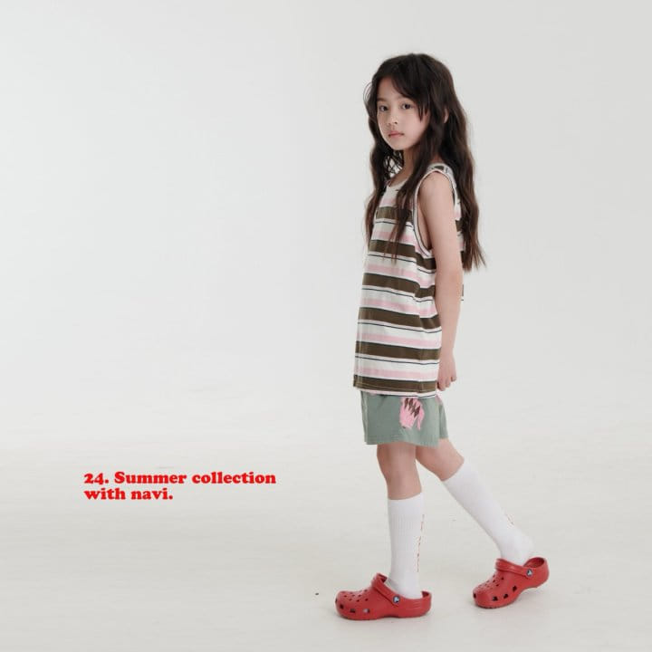 Navi - Korean Children Fashion - #magicofchildhood - Butter Sleeveless Tee - 8