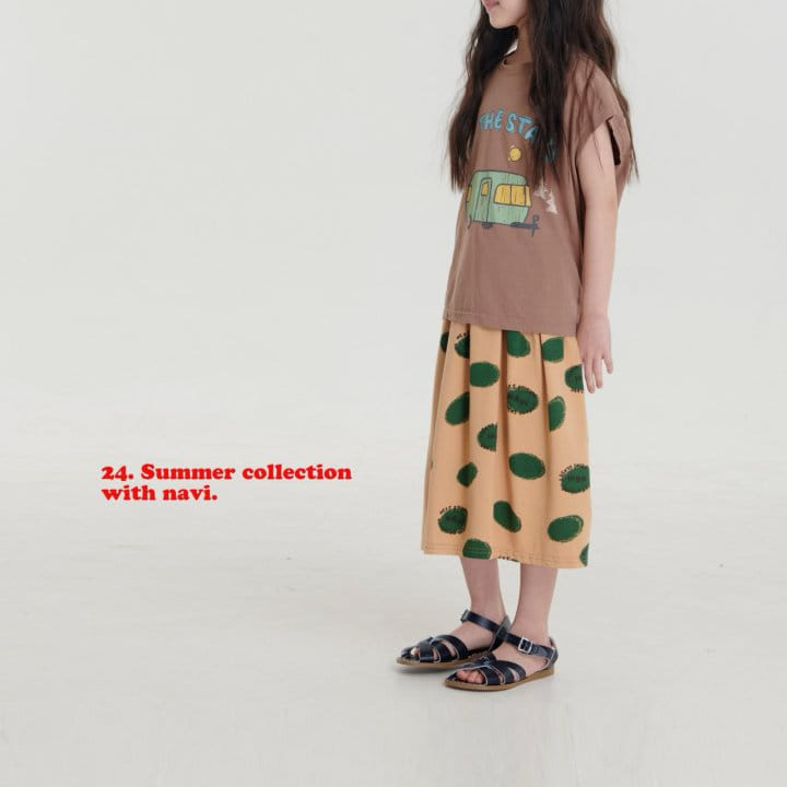 Navi - Korean Children Fashion - #prettylittlegirls - Caravan Sleeveless Tee - 6