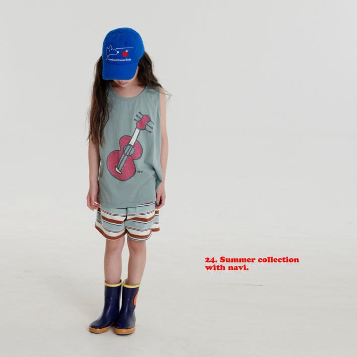 Navi - Korean Children Fashion - #todddlerfashion - Dinga Sleeveless Tee - 6