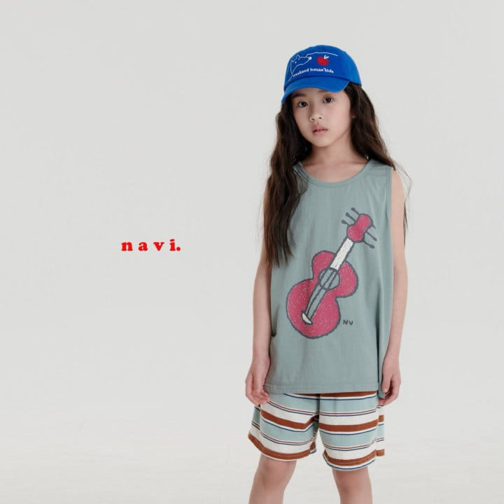 Navi - Korean Children Fashion - #toddlerclothing - Dinga Sleeveless Tee - 7