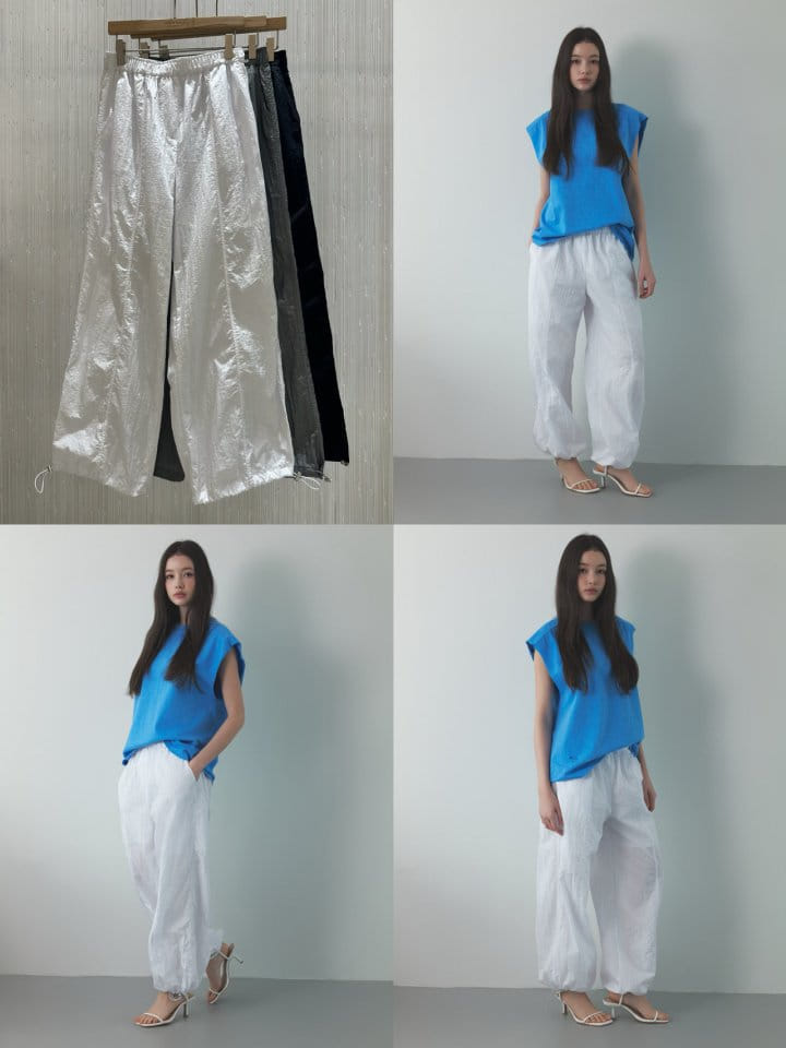 Neroli36 - Korean Women Fashion - #womensfashion - H Sugar Pants - 4
